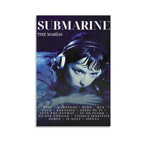 The Marias Submarine 1 Canvas Poster Bedroom Decoration Landscape Office Valentine's Birthday Gift Unframe-style08x12inch(20x30cm) - Image 1