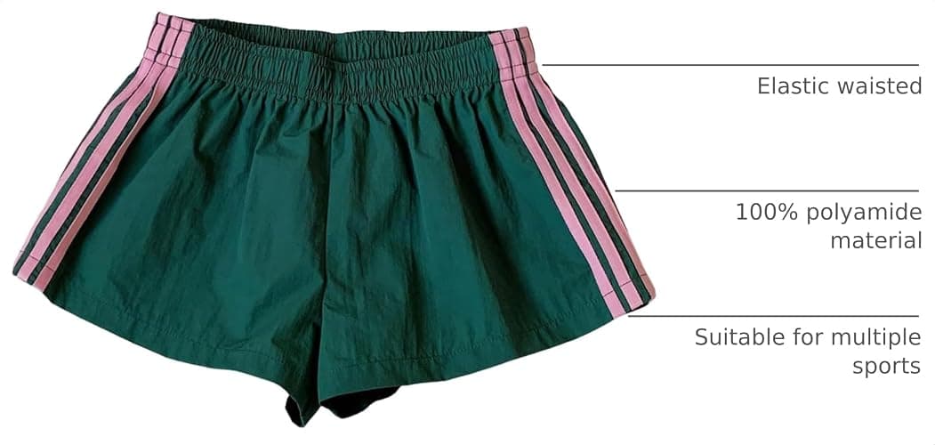 MakeMeChic Women's Striped Summer Shorts Workout Running Shorts Mini Micro Sweat Track Shorts Gym Athletic Wear thumbnail 4