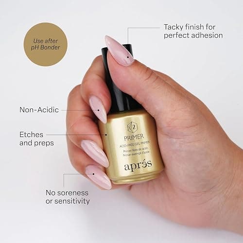 APRÉS Non-Acidic Gel Primer 15 ml, Acid-Free Gel-X Enhanced Nail Adhesion Primer thumbnail 2