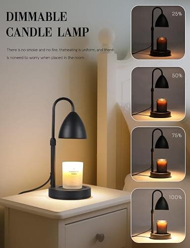 Black Candle Warmer Lamp thumbnail 3