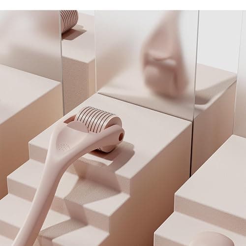 ROSELYNBOUTIQUE Derma Roller for Hair Beard Facial Skin Face 0.3mm 540 Microneedles Cosmetic Beauty Instrument Self-Care Gifts for Men Women thumbnail 5