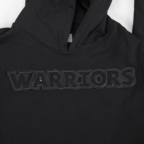 Pro Standard NBA boys Big Boys Nba Classic Triple Black Fleece Pull Over Hoodie thumbnail 7