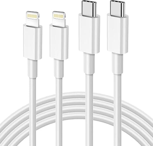 USB C to Lightning Cable 3FT 2Pack [Apple MFi Certified], Power Delivery iPhone Cables Type C iPhone Charger Cord Fast Charging Compatible iPhone 14 13 12 11 Pro Max X XS XR 8 7 6s Plus SE - Image 1