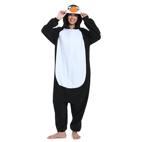 NAITOKE Adult Animal Onesie Halloween Costume Cosplay One-Piece Pajamas Women Man Teens thumbnail 2
