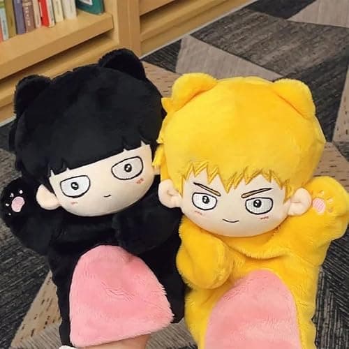 YLQANONG Mob Figure Plush Glove Anime Kageyama Shigeo/Reigen Arataka Soft Plush Stuffed Cushion Mob Anime Figures for Fans 10.24IN thumbnail 5