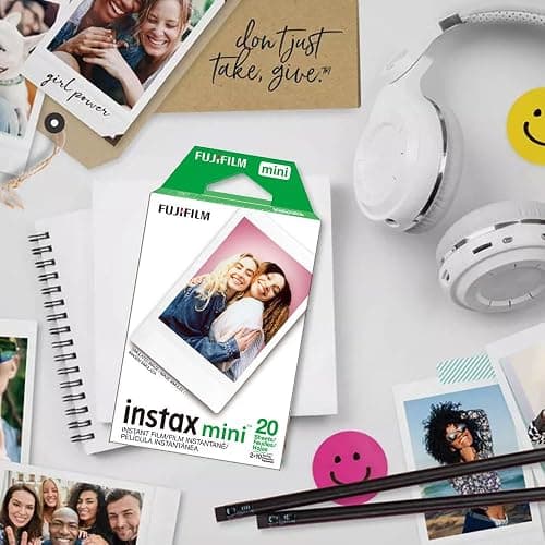 Fujifilm Instax Mini Instant Camera Film (20 Photo Exposure) Bundle with 6AVE Microfiber Cleaning Cloth thumbnail 3