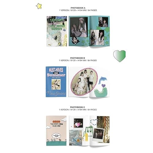 Get Up 2nd EP Album THE POWER PUFF GIRLS X NJ Box ver. / Random Photobook + Lyric Book + Stickers Postcards + Bookmarks + 3 Extra Photocards K-POP Sealed Album thumbnail 3