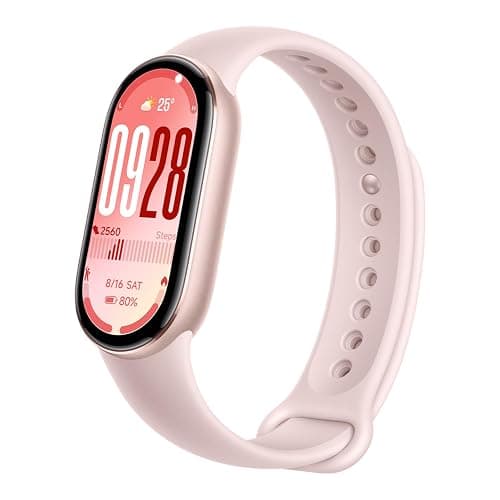 XIAOMI Smart Band 10, Bracelet Connecté, Autonomie 21 jours, rose | Charge rapide, suivi sommeil et santé, 150+ sports, iOS et Android, 5 ATM, garantie 2 ans, cadres multimatériaux - Image 1