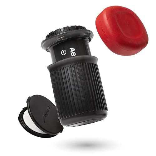 AeroPress Go, Extra Small Portable Coffee Maker Kit, Travel, Hiking & Camping, All-in-One French Press, Pour-Over & Espresso Style Manual Brewer, 2 Min Brew Makes a Less Bitter, More Flavorful Cup thumbnail 5