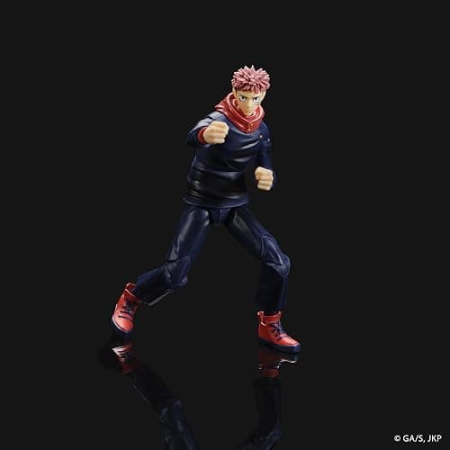 Total Anime Yuji Itadori - 6.5-Inch Scale Figure with Swappable Faceplates, Alternate Hands, and Energy Effects thumbnail 4