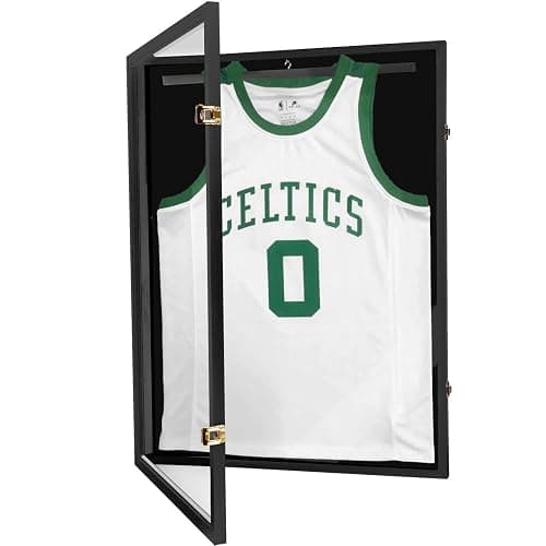 Vefera Jersey Frame Display Case ,Jersey Shadow Box with 98% UV Protective Acrylic Door for Football,Hockey,Basketball,Baseball Sports Jersey (Black, 1 Pack) thumbnail 4