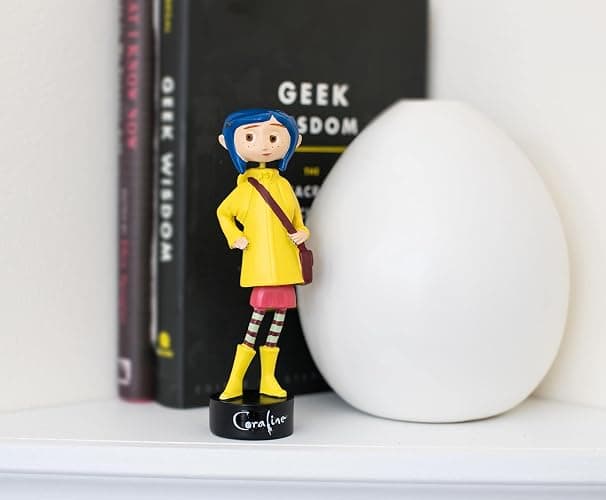 Surreal Entertainment Coraline in Rain Coat PVC Bobble Figure for Adults Only | Collectible Bobblehead Action Figure, Desk Toy Accessories | 5 Inches Tall thumbnail 5