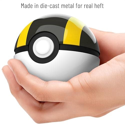 The Wand Company Original Poké Ball Authentic Replica - Realistic, Electronic, Die-Cast Poké Ball with Display Case Light Features – Officially Licensed by Pokémon thumbnail 6
