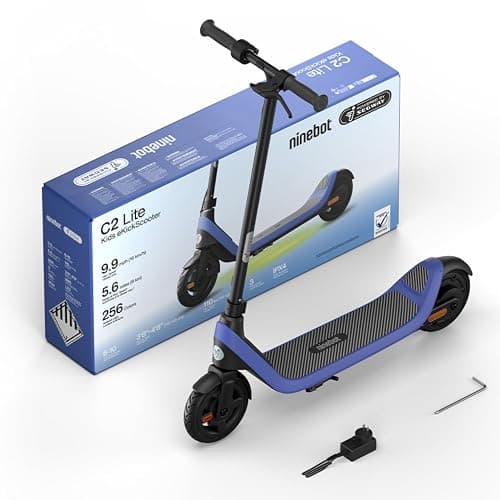 Segway Ninebot eKickScooter - Electric Scooter for Kids 6-14, w/t Adjustable Handlebar Height (Only C2 Pro) for Riders up to 132 lbs, Includes New Cruise Mode, UL-2272 Certified thumbnail 13