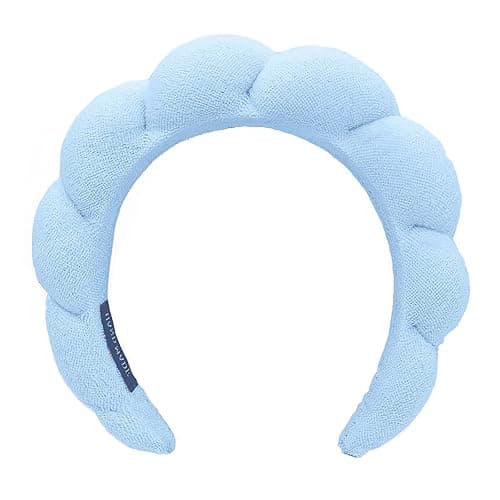 TYSSELY Spa Headbands for Washing Face Makeup Skin Care Headband Women Bubble Facial Beauty Headbands Puffy Shower Towel Band Hair Headband - Image 1