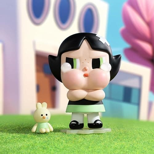 POP MART CRYBABY x Powerpuff Girls Series Whole Set（12Boxes） 2.5 inches Articulated Character Premium Design gifts for women Fan-Favorite Collectible Toy Art Toy Action Figure thumbnail 4