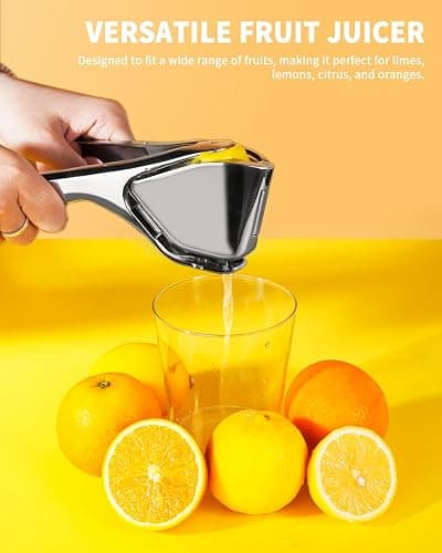 Bagrox Lemon Squeezer, Stainless Steel Lemon Juicer, Manual Juicer for Lemon Citrus Lime Orange, Handheld citrus Squeezer thumbnail 4