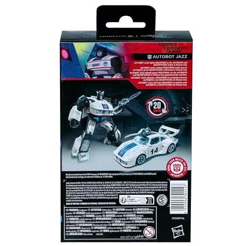 Transformers Toys Studio Series Deluxe Class Transformers: The Movie Autobot Jazz, 4.5-inch Converting Action Figure, Robot Toys, 8+ thumbnail 5