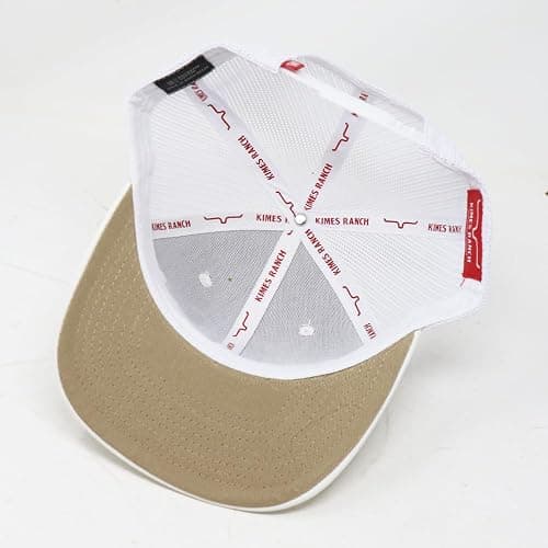 Kimes Ranch Caps Adjustable Snapback Weekly Trucker Hat White thumbnail 5