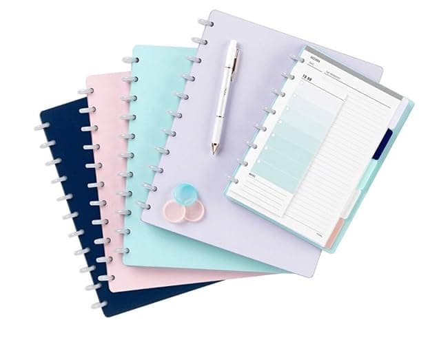 TUL Retractable Gel Pens, Limited Edition, Sunset Shades, Medium Point, 0.7 mm, Pearl White Barrel, Blue Ink, Pack of 4 thumbnail 9