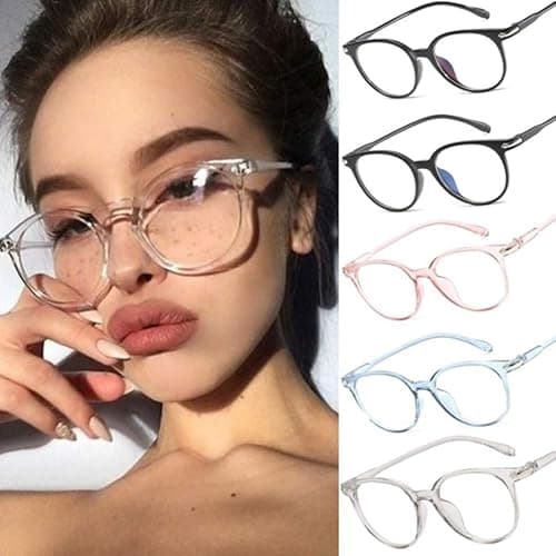 Shulemin Unisex See-Through Spectacles Protective Transparent Lens Eyeglasses Eyeglasses thumbnail 2