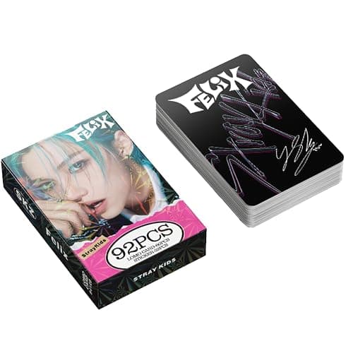 KPOPBP Stray Kids Photocards 60 PCS SKZ Rock Star Album Photo Cards with 32 PCS Stickers KPOP Gift Lomo Cards Merch for SKZ Boys and Girls (Felix) thumbnail 5
