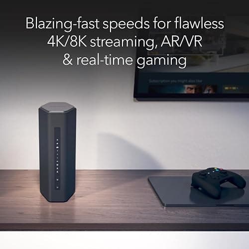 NETGEAR Nighthawk Tri-Band WiFi 7 Router (RS500) – Router Only, BE12000 Wireless Speed (up to 12 Gbps) - Covers up to 3,000 sq. ft., 120 Devices – 2.5 Gig Internet Port - Free Expert Help thumbnail 4