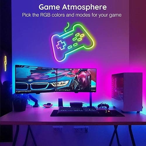 Gziztx LED Neon Lights Strip 10M LED Strip Light with Remote and APP Control, Waterproof Flexible RGB Neon Strip Lights for Bedroom, Game Room, Indoor and Outdoors thumbnail 5