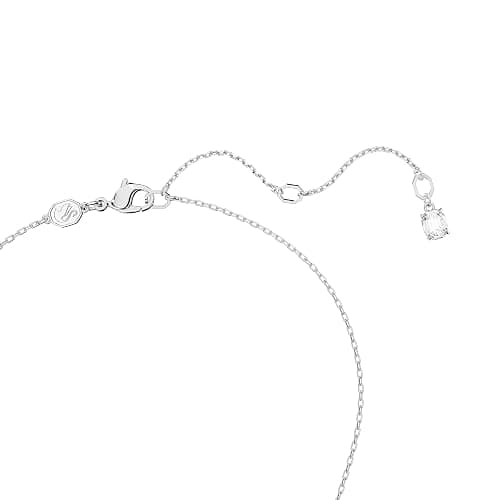 Swarovski Dextera Pendant Necklace with Interlocking Loop and Clear Crystals thumbnail 3