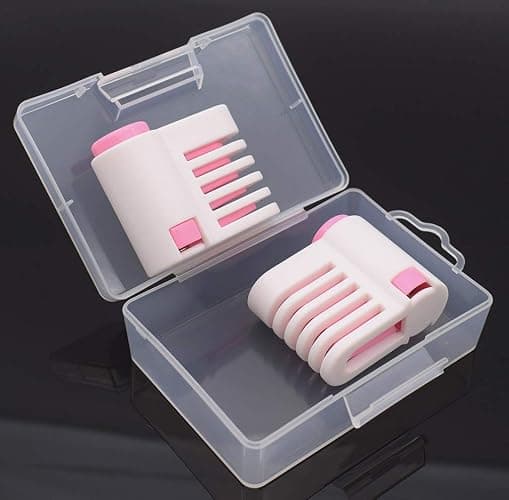 2PCS DIY Cake Slicer, Stratification Auxiliary, Bread Slice, Toast Cut, 5 Layers Leveler Slicer, Kitchen Fixator Tool (2, Pink) thumbnail 6