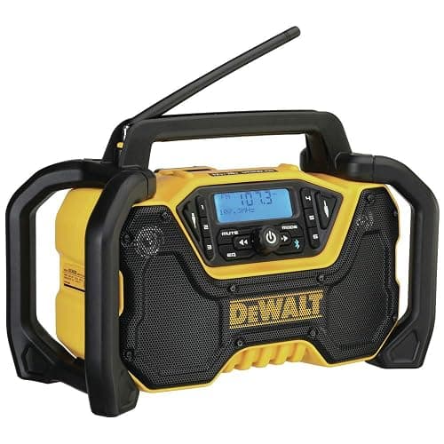DEWALT 12V/20V MAX Portable Bluetooth Radio, Cordless, 100 ft Range, 3.5” Subwoofers, Jobsite (DCR028B) thumbnail 2