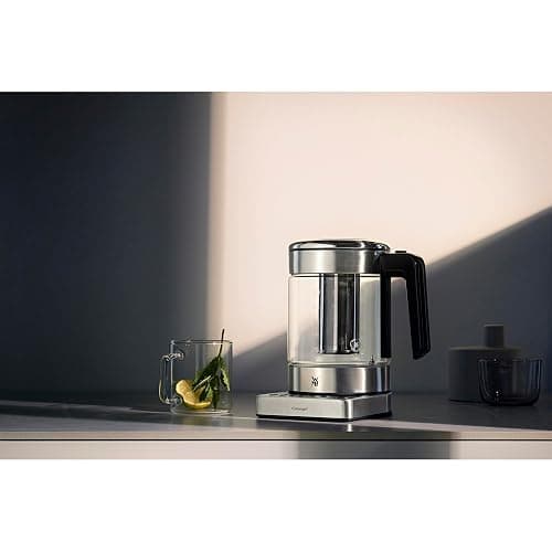 WMF Küchenminis 2 in 1 Vario Wasserkocher mit Temperatureinstellung, 1,0l, 1900 W, Teekocher Glas mit Teebeutelhalter und Sieb thumbnail 2