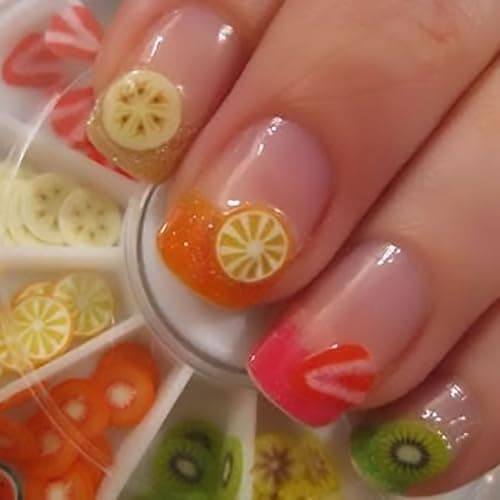 DECORA 8 Cases of Fruit Cake Flower Animal Slices Perfect for Sticking to Slime, DIY Crafts, Nail Art and Decoration thumbnail 8