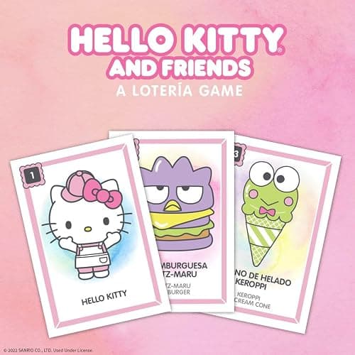 Hello Kitty Loteria Game - Custom Bingo Style Inspired by Spanish Words & Mexican Culture thumbnail 8