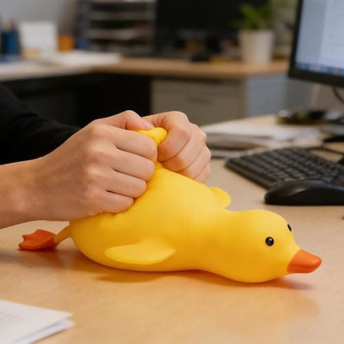 Duck Squish, Jumbo Pinch Toys for Kids, Cute Butter Stress Balls, Slow Rebound Ultra-Soft, Reusable Fidget Pinch Toys for Kid Boys Girls Teens Adult Women Men Kindergarten Birthday Christmas New Year thumbnail 2