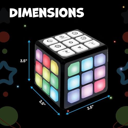 Winning Fingers Flashing Cube Electronic Memory and Brain Game - 4-in-1 Handheld Stem Toys for Kids - Cool Gadgets, Games for Boys and Girls - Fun Family Game for Kids Ages 6-12 - Educational Gift Toy thumbnail 2