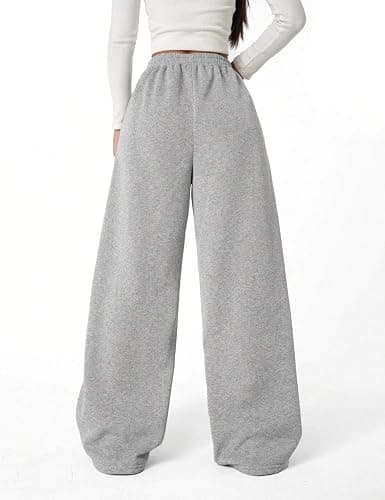 Fleece Wide Leg Sweatpants thumbnail 2