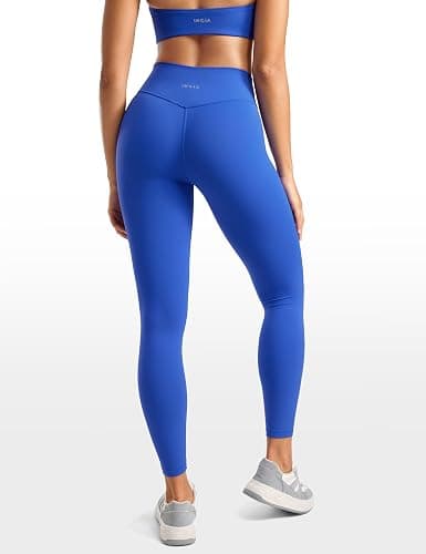 INGIA Womens High Waisted No Front Seam Lounge Yoga Legging 25" Workout Tummy Control Gym Yoga Pants thumbnail 2