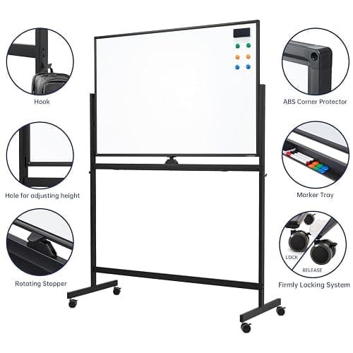 Rolling Dry Erase Board for studying!!! thumbnail 4