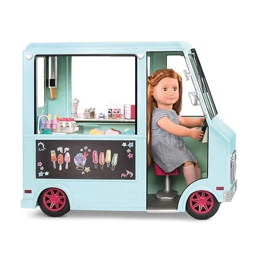 Our Generation Dolls Sweet Stop Ice Cream Truck for Dolls, 18" thumbnail 3
