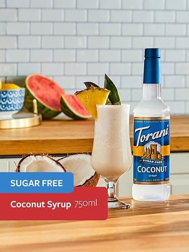 Torani Sugar Free Coconut Flavor Syrup, 750ml thumbnail 2