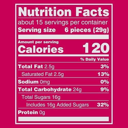 STARBURST FaveREDS Fruit Chews Candy, Chewy Candy, 15.6 oz Sharing Size Bag | Soft red fruit chews in a sharing bag, a natural fit for anytime snacking, party favors and road trips, lunch box thumbnail 2