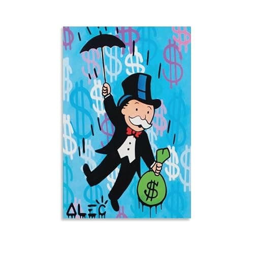 FEF ALEC Monopolys Poster Decorative Painting Canvas Wall Art Room Posters Office Decorations 08x12inch(20x30cm) thumbnail 2
