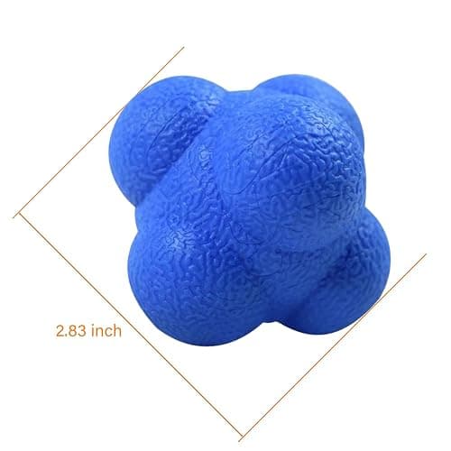 AIRLAXER Reaction Ball,Reflex Ball for Hand Eye Coordination Training,2.83 inch,Pack of 3-Orange,Blue,Yellow. thumbnail 2