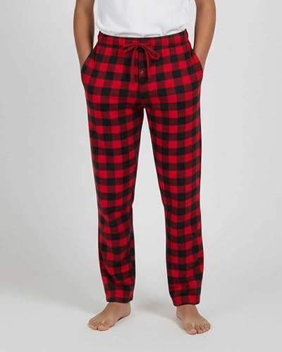 Real Essentials 3 Pack: Boys' Fleece Pajama Pants Soft PJ Bottoms for Kids Youth Teens Sleepwear (Ages 5-18) thumbnail 2
