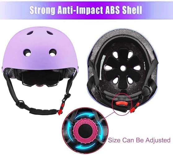Color Gradient Adjustable Kids Bike Helmet Toddler Helmets for 3-5-8-14 Years Kids Girls Boys Youth Bicycle Helmet for Scooter Balance Bike Roller Skating Skateboard thumbnail 3