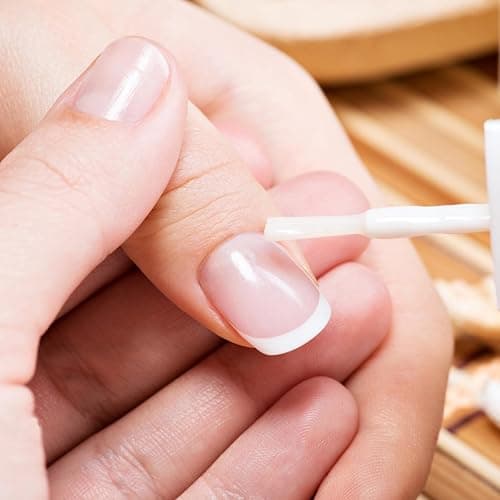 Qancekoo 576pcs 12 Sheets French Manicure Strips, Nail Guide Stickers Self-Adhesive Nail Sticker Tips for Women Girls - Moon Shape Design thumbnail 5