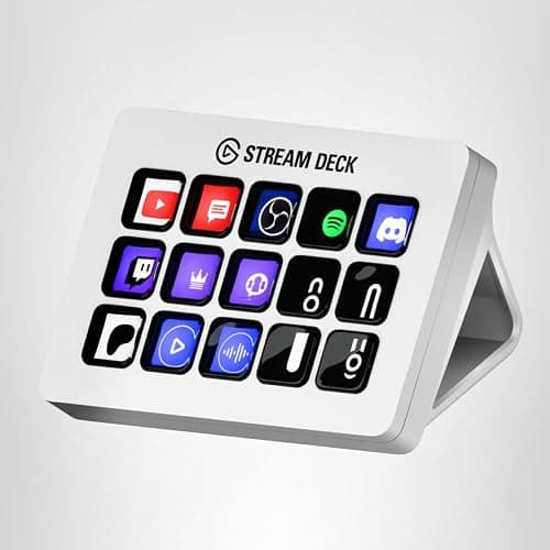 Elgato Stream Deck MK.2 White – Studio Controller, 15 macro keys, trigger actions in apps and software like OBS, Twitch, ​YouTube and more, works with Mac and PC thumbnail 11