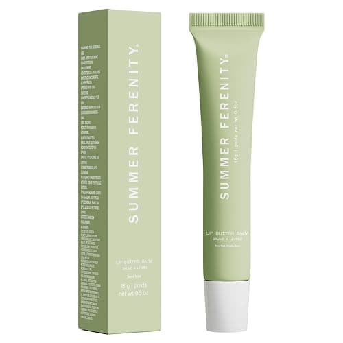 Summer Tinted Lip Butter Balm - Conditioning Lip Mask - Sweet Mint (0.5 Oz) | Ultra-Hydrating,Instant Moisture, Shine,Hydration - Sheer-Tinted,Soothing Lip Care - Image 1