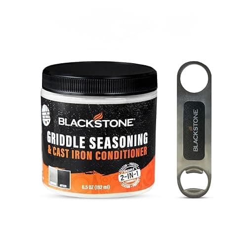 Blackstone 2-IN-1 Griddle & Cast Iron Seasoning Conditioner 6.5 OZ– Effective Seasoning Rub Formula – Food Safe – Easy to Use – with Satisfying Customers Travel Tissue Pack - Image 1
